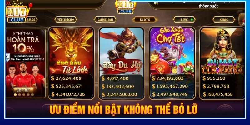 Ưu điểm nổi bật không thể bỏ lỡ
